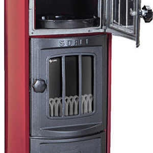 Sürel Yuvarlak Şömine Tuğlalı -5110 Bordo